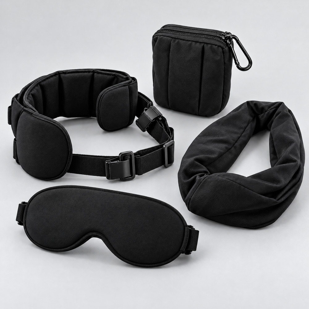 CabinCloud 3-in-1 Travel Set pieces laid out