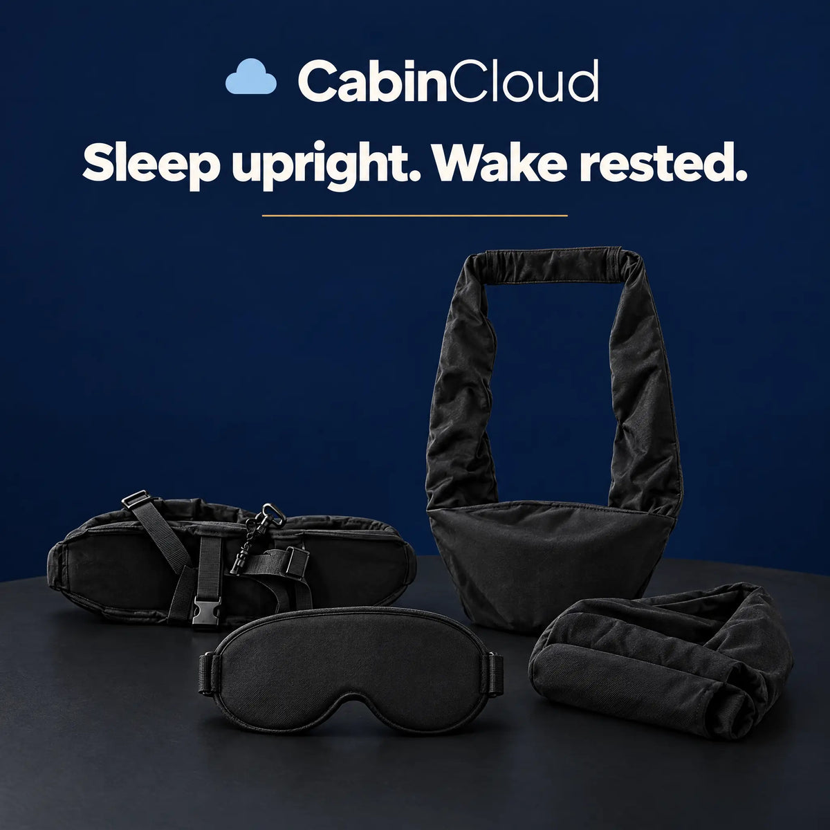 CabinCloud™ 3-in-1 Travel Set To Sleep Upright Anywhere